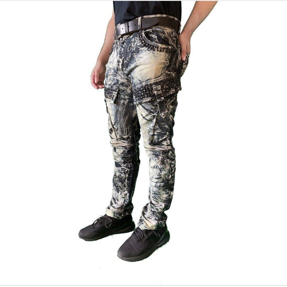Cipo & Baxx Men's Lincoln Denim Regular Fit Black Khaki Jeans CD494 Sz 31W x 32L - Picture 7 of 15